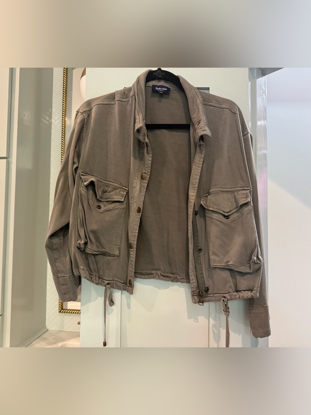 Splendid Wilder Cropped Military Jacket green size XS - Picture 2 of 7